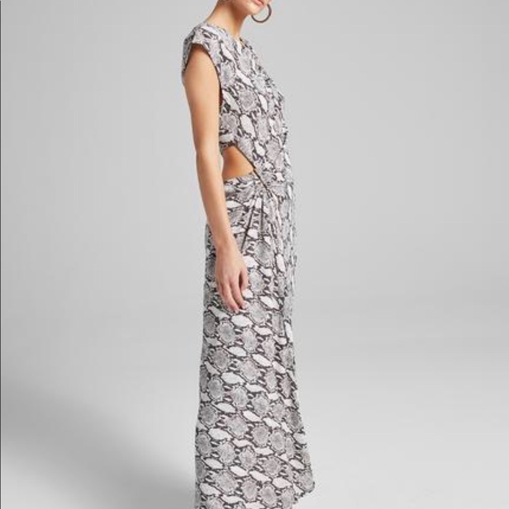 A.L.C snakeskin Beale dress